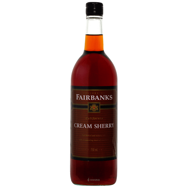 Fairbanks Cream Sherry 750mL Euphoria Liquor