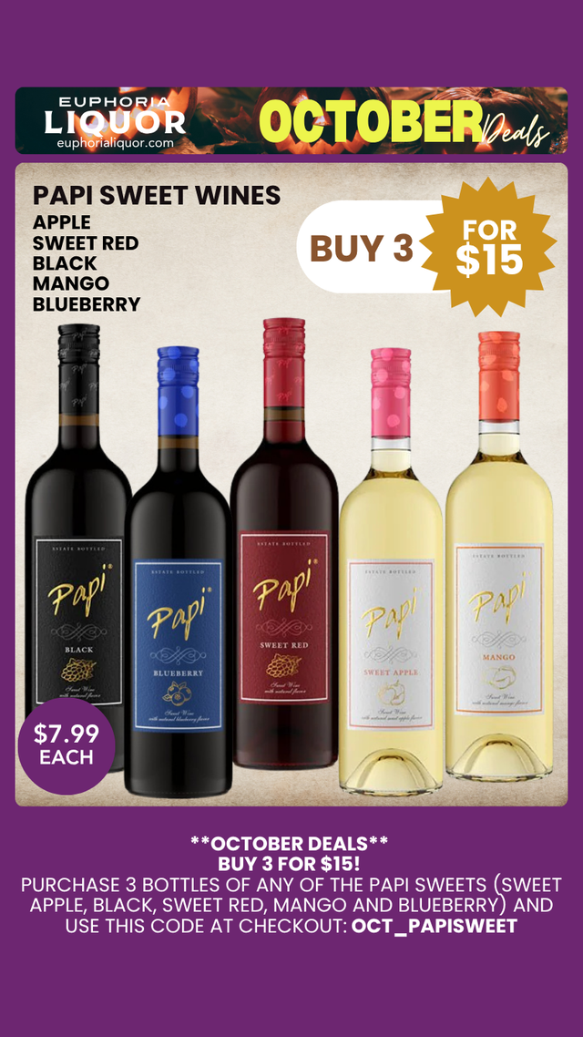 October Deals on Papi Sweet Wines!