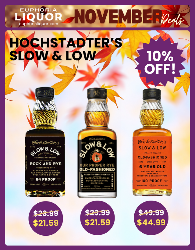10% OFF ON SLOW & LOW THIS NOVEMBER!
