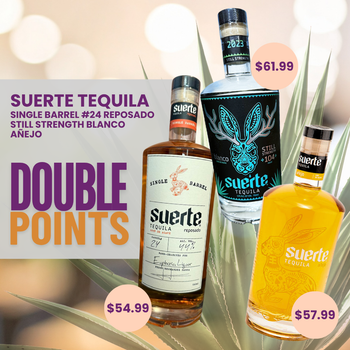 April Suerte Tequila Double Points