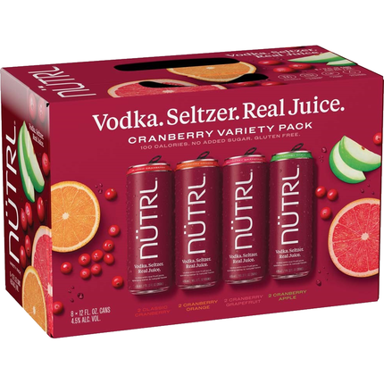 Nutrl Cranberry Variety 8pk