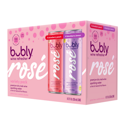 Bubly Rose Variety 8pk