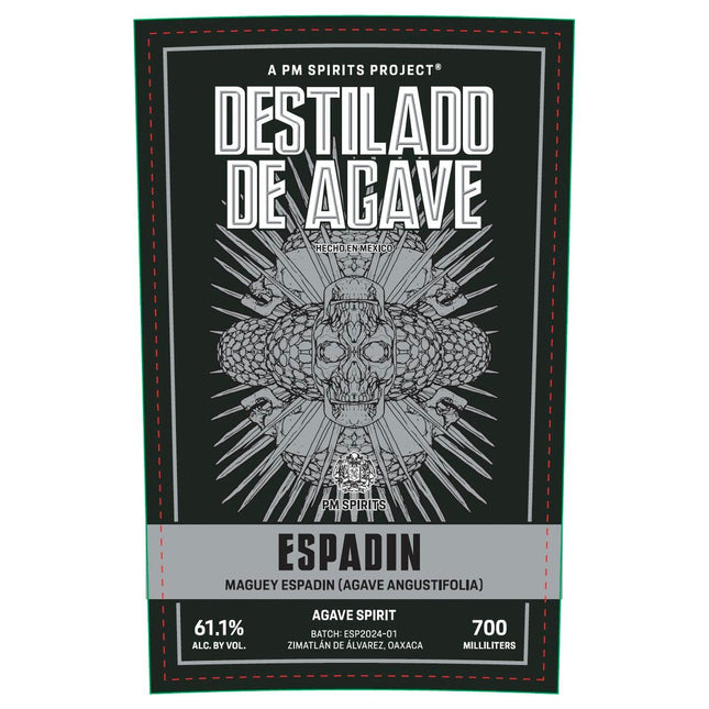PM Spirits Project Espadin Destilado De Agave