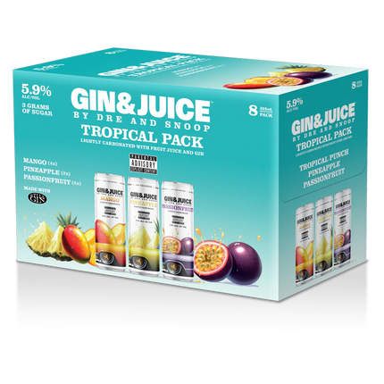 Gin & Juice Tropical 8 Pack