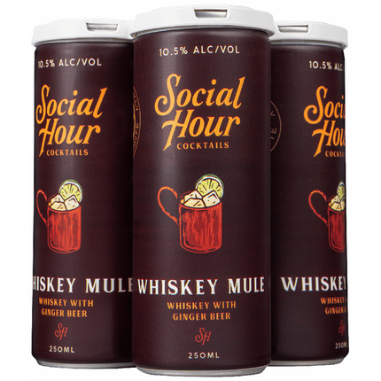 Social Hour Whiskey Mule Can 250mL