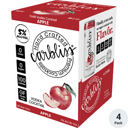 Carbliss Apple Vodka Cocktail 12oz