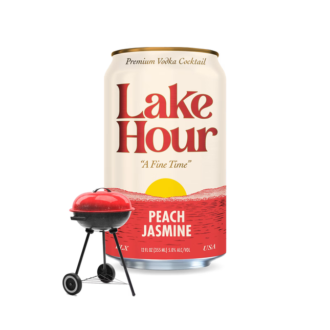 Lake Hour Peach Jasmine Can 355mL