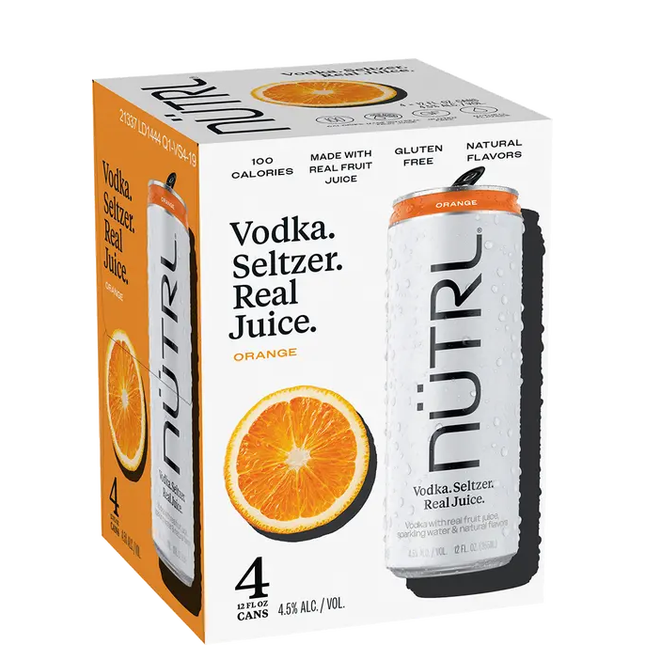 Nutrl Orange Vodka Seltzer 4-Pack