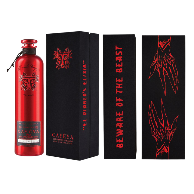 Cayeya Tequila "El Diablo" Cristallino Anejo 750mL