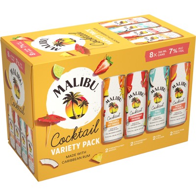 Malibu Cocktail Variety 8pack 355mL