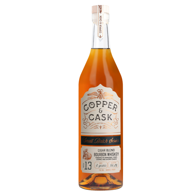 Copper & Cask Small Batch #13 Cigar Blend 8 Year Bourbon 750mL