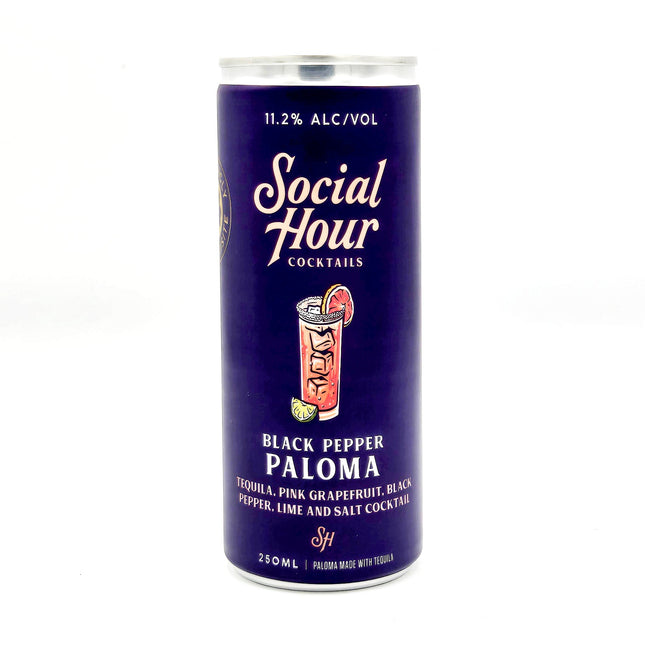 Social Hour Black Pepper Paloma 250mL