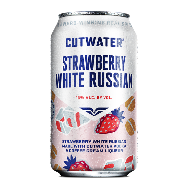 Cutwater Strawberry White Russian  355mL