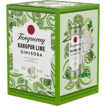 Tanqueray Rangpur Lime Gin & Soda Can 4-Pack
