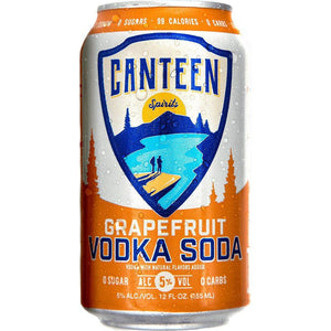 Canteen Grapefruit Vodka Soda 355mL