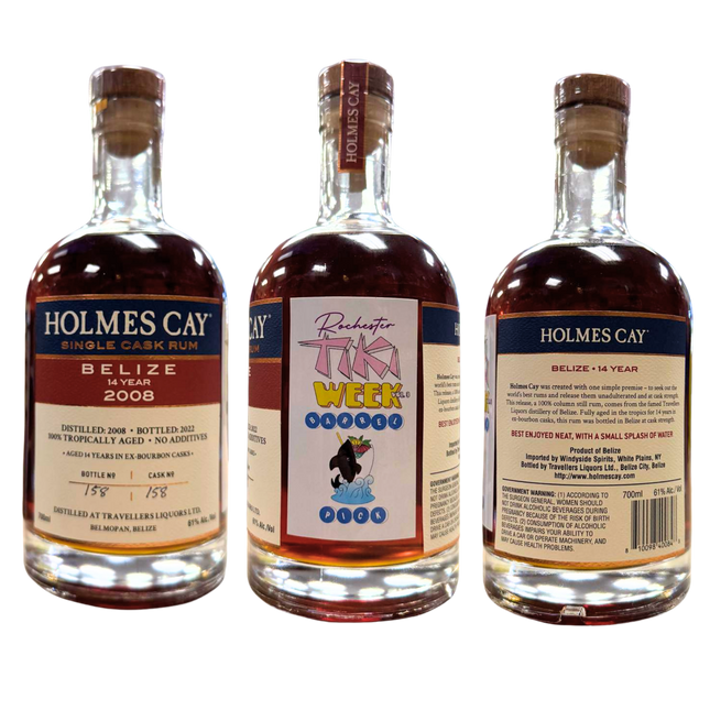 Holmes Cay Single Barrel Roc Tiki Week 14 Year 700mL