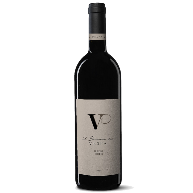 Vespa Salento Primitivo Il Bruno Dei Vespa 750mL