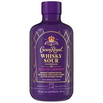 Crown Royal Black Cherry Whisky Sour 375mL