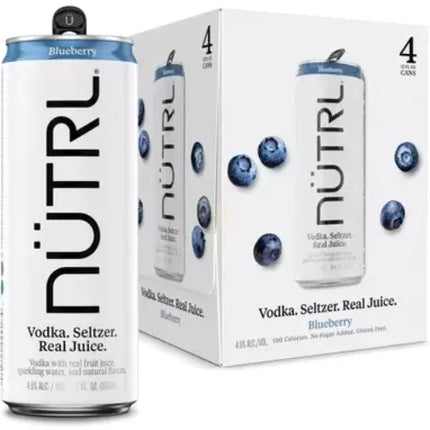 Nutrl Blueberry Vodka Seltzer 4-Pack