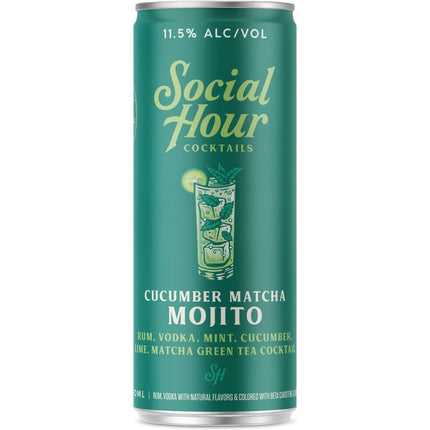 Social Hour Cucumber Matcha Mojito 250mL
