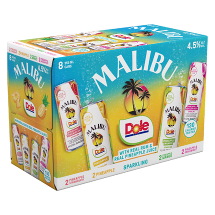 Malibu Dole Juice Variety 8-Pack