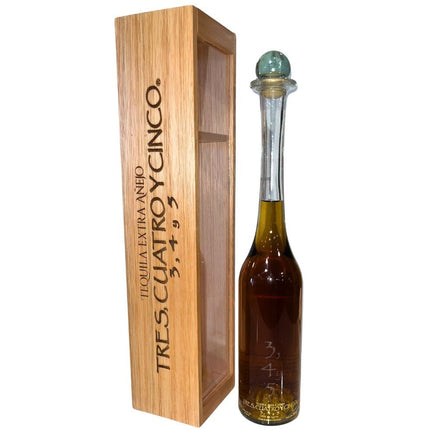 Tres Cuatro Y Cinco Extra Anejo Tequila 750mL