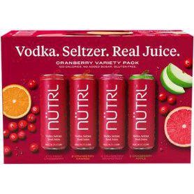 Nutrl Vodka Seltzer Cranberry Variety 8pk