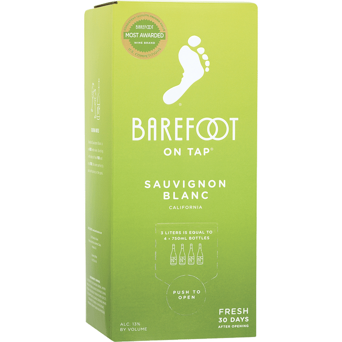 Barefoot Sauv Blanc Box 3L