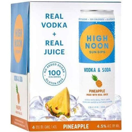 High Noon Pineapple 4-Pack 355mL