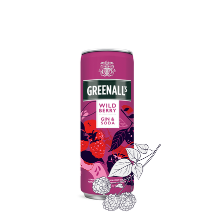 Greenalls Gin & Soda Wild Berry