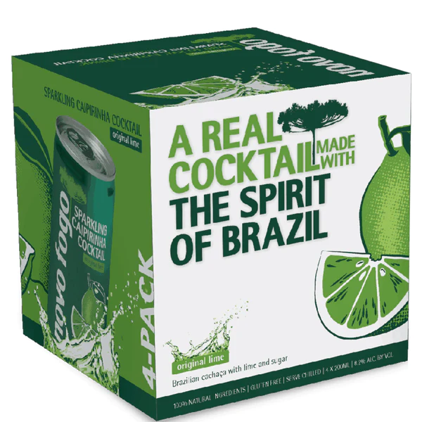 Novo Fogo Lime Caipirinha 4-Pack Cans