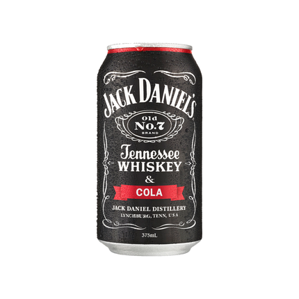 Jack Daniels Whiskey & Coca Cola Can 355mL