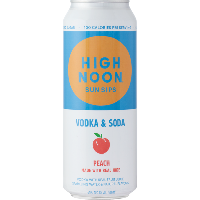 High Noon Peach Tall Boy 700mL