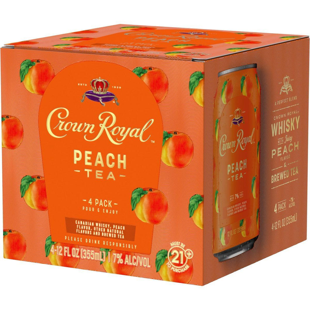 Crown Royal Peach Tea Can 4-Pack
