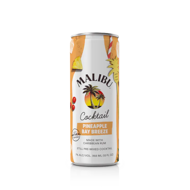 Malibu Pineapple Bay Breeze 355mL Can
