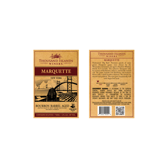 Thousand Islands Marquette Iron Smoke Aged 750mL