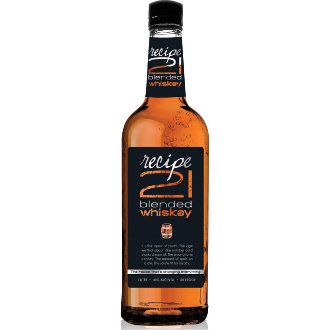 Recipe 21 Whiskey 375mL